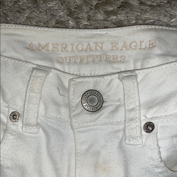 American Eagle Midi Shorts White - Picture 4 of 4